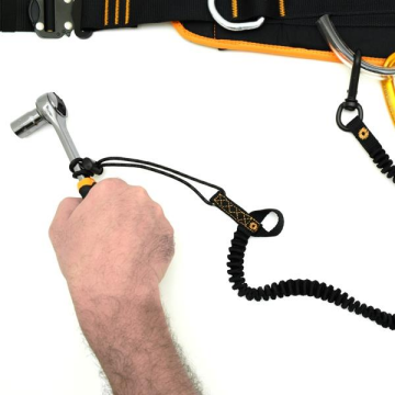 KONG Tool Leash 360 Döner Başlıklı Fırdöndülü Malzeme Askısı – Elastik Lanyard | 85-130 cm 232000000KK