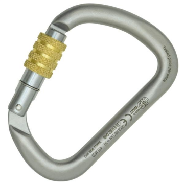 Kong X-Large Carbon Screw Sleeve Vidalı Kilitli 50KN Çelik D Karabina 411MD099PKK