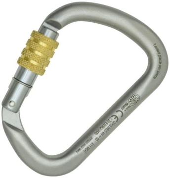 Kong X-Large Carbon Screw Sleeve Vidalı Kilitli 50KN Çelik D Karabina 411MD099PKK