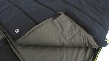 Outwell Contour Lux Deep Blue Yazlık ve Kışlık Taraflı -19°C 1700gr Geniş Uyku Tulumu Sol Fermuar