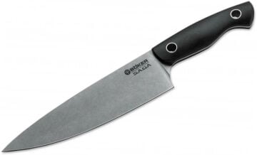 Böker Manufaktur Saga Chef's Knife G10 Stonewash Mutfak Bıçak