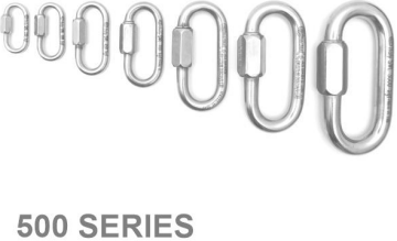 KONG Oval Quick Link 12mm – Kırılma Yükü: 12.500 kg Paslanmaz Çelik Maillon Karabina 500MC0P0PKK