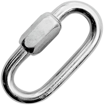 KONG Oval Quick Link 12mm – Kırılma Yükü: 12.500 kg Paslanmaz Çelik Maillon Karabina 500MC0P0PKK