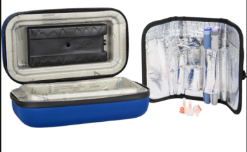 Thermobag Soğutucu Insülin Enjektör Taşıma Çantası Mavi