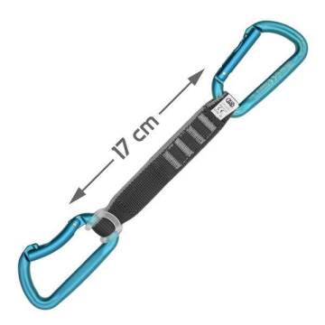 Kong Trapper Quickdraw Lario Edition Ekspres Set – EN 12275 Sertifikalı Spor Tırmanış ve Dağcılık Ekspress Quickdraw