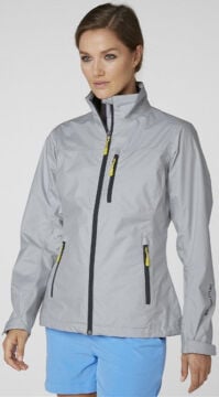 Helly Hansen W Crew Midlayer Jacket Kadın Ceket Grey Fog Gri