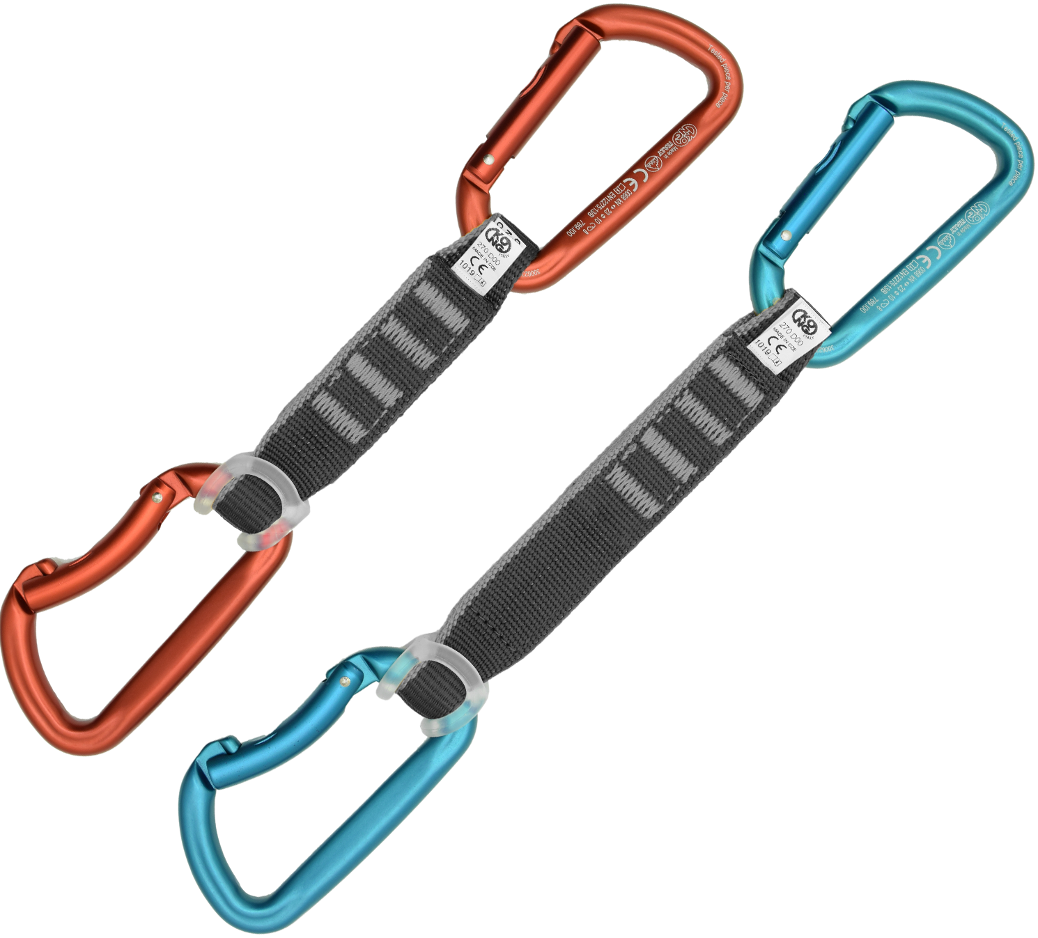 Kong Trapper Quickdraw Lario Edition Ekspres Set – EN 12275 Sertifikalı Spor Tırmanış ve Dağcılık Ekspress Quickdraw