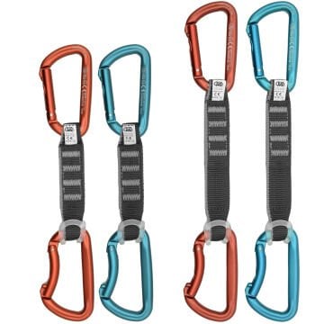 Kong Trapper Quickdraw Lario Edition Ekspres Set – EN 12275 Sertifikalı Spor Tırmanış ve Dağcılık Ekspress Quickdraw 12cm-Kırmızı