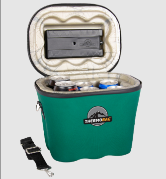 Thermobag Buzluklu 6'lı Termal içecek Çantası Yeşil