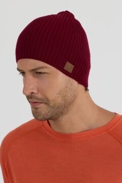 Wintry Woolona %100 Merinos Yünü Kalın Bere Bordo