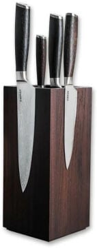 Böker Manufaktur Meisterklinge Damast Set Square Bıçak Seti