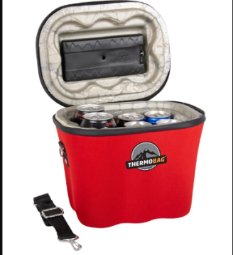 Thermobag Buzluklu 6'lı Termal içecek Çantası Kırmızı