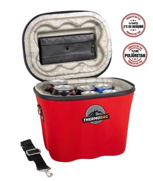 Thermobag Buzluklu 6'lı Termal içecek Çantası Kırmızı