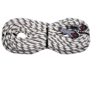 Camp Iridium 11 mm Radansalı Yarı Statik İp 50 m White / Black EN 1891