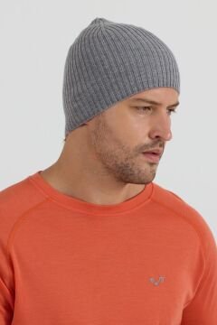 Wintry Woolona %100 Merinos Yünü Kalın Bere Gri