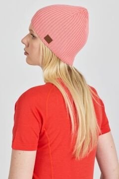 Wintry Woolona %100 Merinos Yünü Kalın Bere Pembe