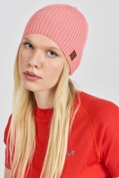 Wintry Woolona %100 Merinos Yünü Kalın Bere Pembe