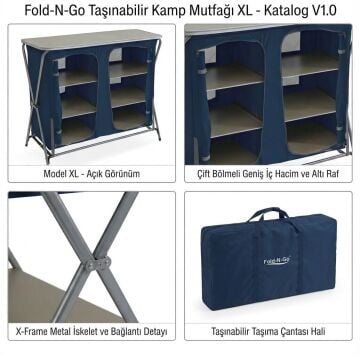 Pinguin Kitchen XL Kamp Dolap