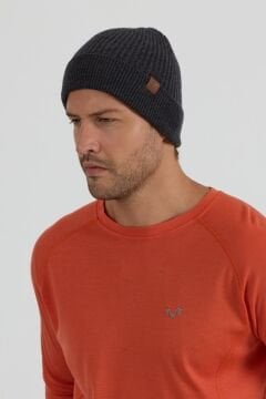 İcewall Woolona %100 Merinos Yünü Termal Kalın Bere Antrasit