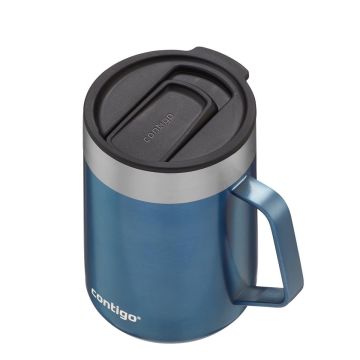 Contigo Streeterville Vakumlu Masa Kupası 420ml Mavi