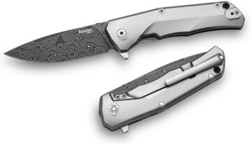Lionsteel T.R.E. Damascus Raindrop, Titanium Çakı