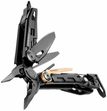Leatherman Mut Black Yeni Seri Multitool – Kahverengi Molle + Uzatıcı Dahil