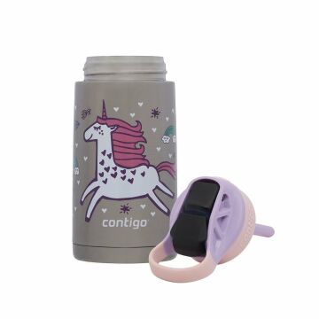 Contigo Gizmo Dragon Çelik Çocuk Suluğu 420ML Pembe