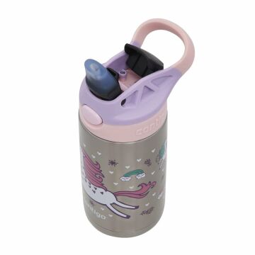 Contigo Gizmo Dragon Çelik Çocuk Suluğu 420ML Pembe