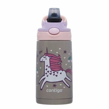 Contigo Gizmo Dragon Çelik Çocuk Suluğu 420ML Pembe
