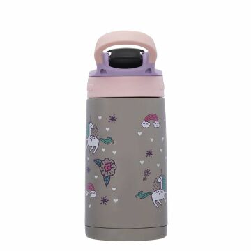 Contigo Gizmo Dragon Çelik Çocuk Suluğu 420ML Pembe