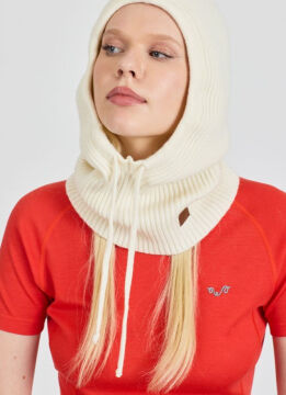 Woolona %100 Merinos Yünü Balaklava Krem