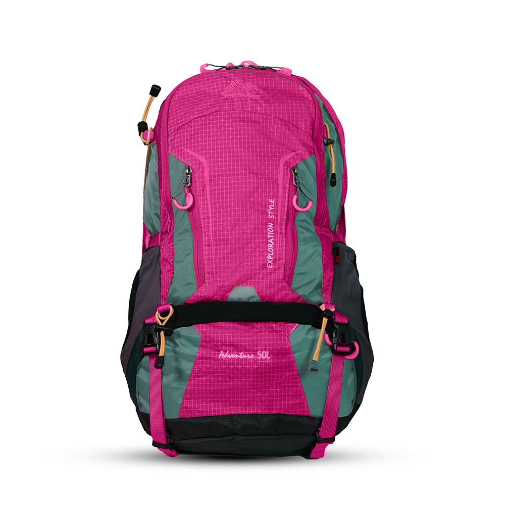 Senterlan Reta 50 Litre Airspace Sırt Çantası Hot Pink Pembe 2459 (Su Geçirmez Kılıf Dahil)