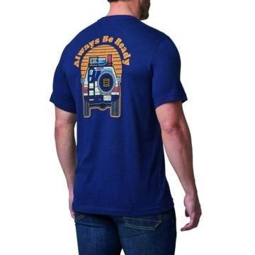 5.11 Overlander Sunset Ss Tee Lacivert Tişört