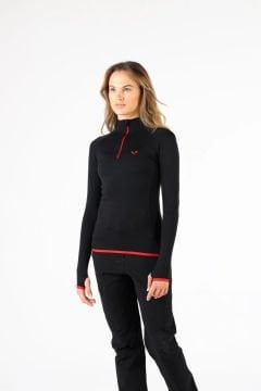 Woolona Lorica %100 Yün Jakarlı İçlik Siyah