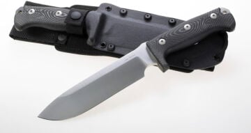 Lionsteel M7 Satin-finished blade Black micarta Bıçak