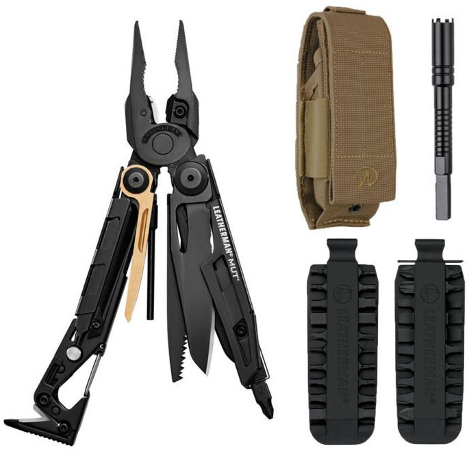 Leatherman Mut Black Yeni Seri Multitool Full Set