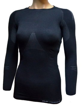 ThermoExtreme DryActive Perfomans Bayan Siyah Esnek Termal İçlik