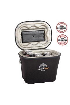 Thermobag Buzluklu 6'lı Termal içecek Çantası Siyah