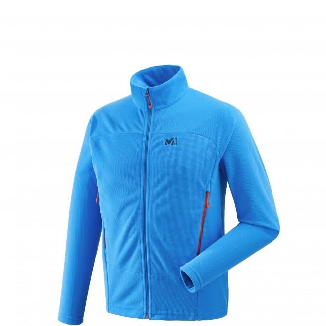 Millet Vector Grid Full Zip Erkek Polar Ceket Mavi MIV8019 2909
