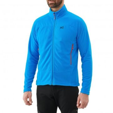 Millet Vector Grid Full Zip Erkek Polar Ceket Mavi MIV8019 2909
