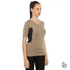 Falke Brown DryFit Ipod Cepli Profesyonel Sporcu Tişört