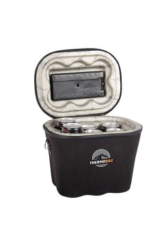 Thermobag Buzluklu 6'lı Termal içecek Çantası Siyah