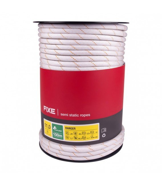 Roca Fixe RANGER 11 mm. Statik İp 200 m. White