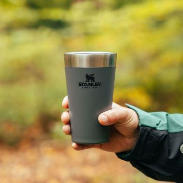 Stanley Adventure Vakumlu Yalıtımlı Termos Bardak 0.47 Lt Pint Charcoal Füme 10-02282-250
