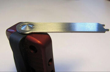 Lionsteel SR2A GB Aluminium Green handle black blade Çakı