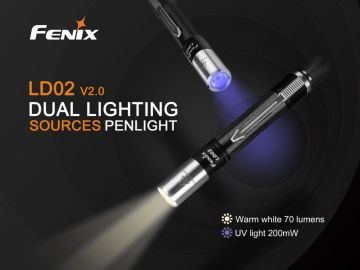 FENİX LD02 V2.0 UV 70 LÜMEN EL FENERİ