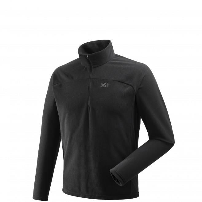 Millet Vector Grid Half Zip Erkek Polar Ceket Siyah MIV8020 0247