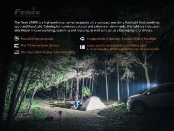 FENİX LR40R LED EL FENERİ