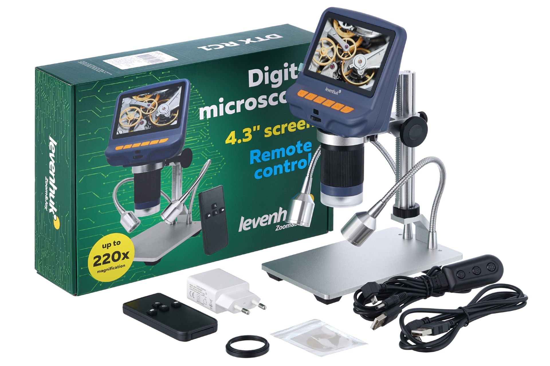 Levenhuk DTX RC1 Uzaktan Kumandalı Mikroskop
