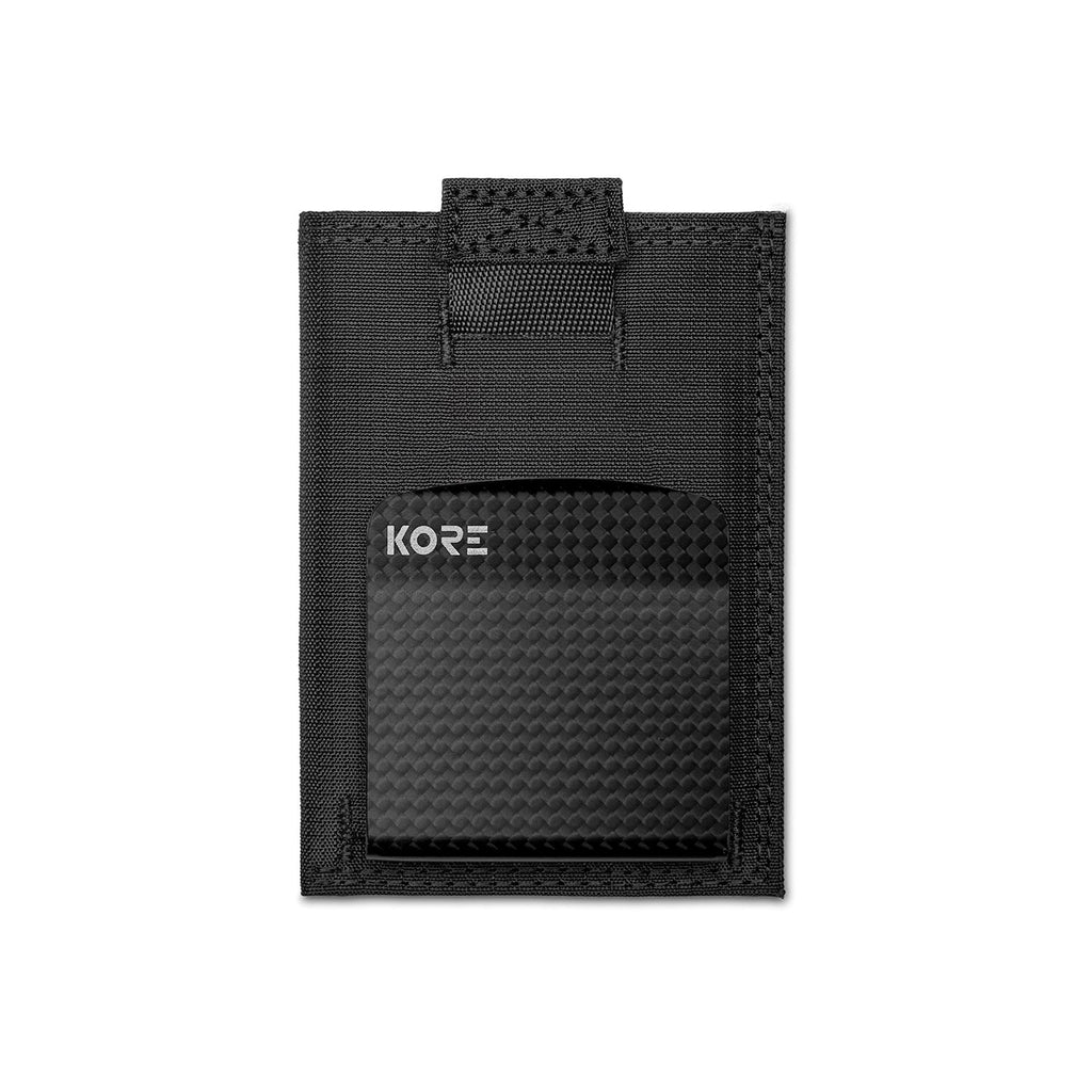KORE İnce Taktikal Cüzdan + Carbon Fiber Para Klipsi